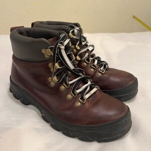 Polo Ralph Lauren Hainsworth Brown Leather Hiking Boots Mens size  8.5